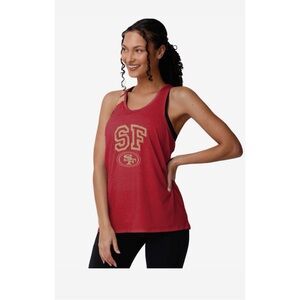 San Francisco 49ers Women’s Team Twist Racerback Tank Top Size M